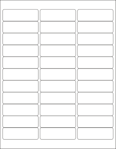 WL-950 adresse étiquette modèle vector image